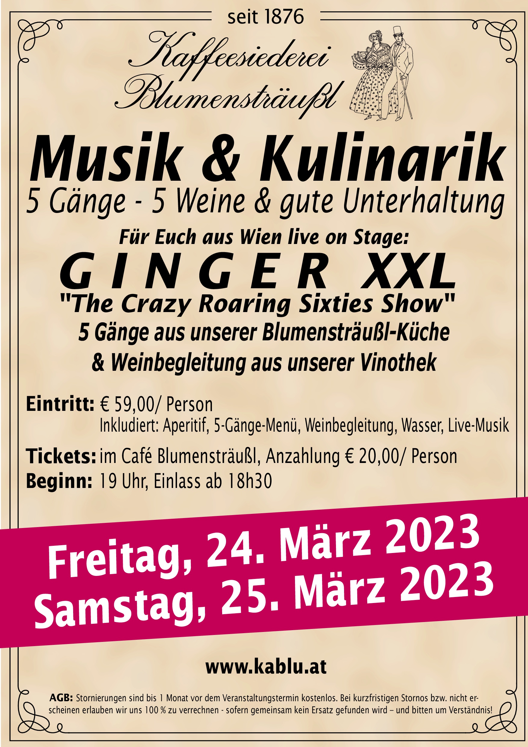 Musik - Kulinarik 2023 Frühjahr